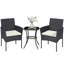 Outsunny 3 Piece Rattan Bistro Set, PE Wicker Conversation Set-2068200581
