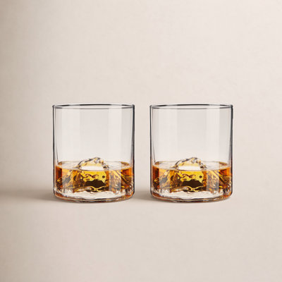 Mountain Crystal Tumblers Set of 2