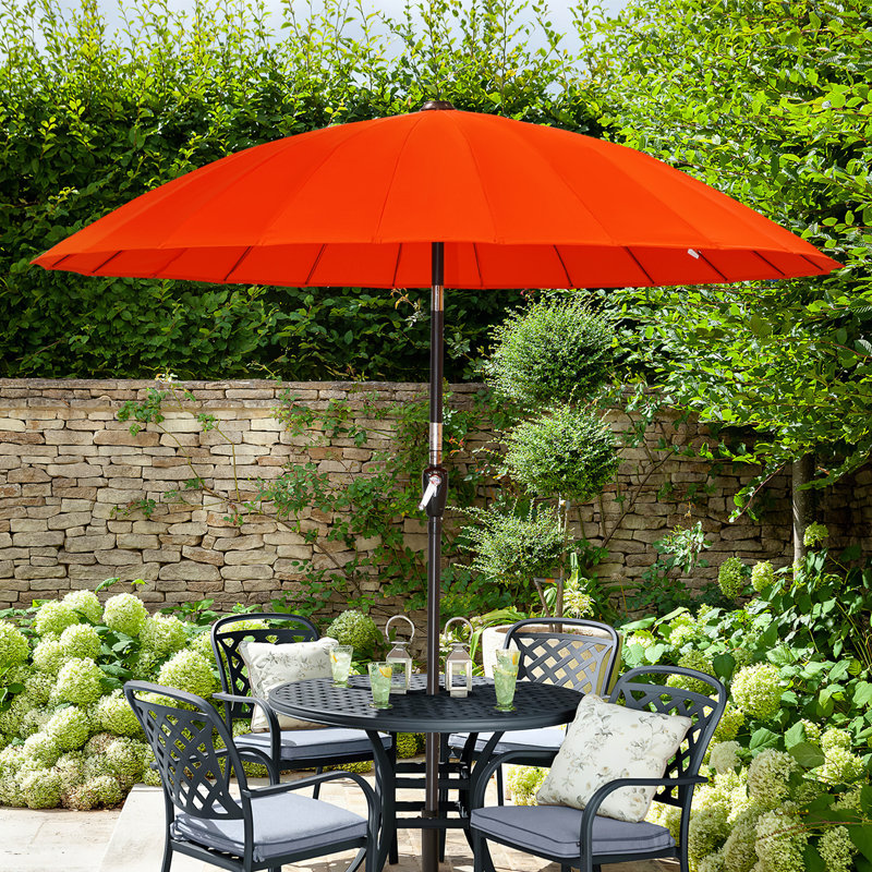 Nylah 250cm Balcony Parasol, Terracotta