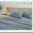 Cotton Percale Sheet Set - Deep Pocket Bedding Bundle with 4 Pieces: 1 Flat Sheet, 1 Fitted Sheet, 2 Pillowcases - Crisp, Cool, Strong Linens-115840821-115840831