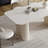 Rectangular dining table with French cream style-106632889
