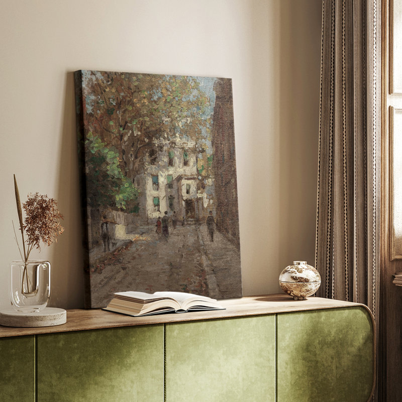 Paysage rétro CL XXXVI - galerie Cavas sur mesure, H 18 po x l 12 po