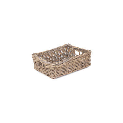 Rattan Shallow Storage Basket