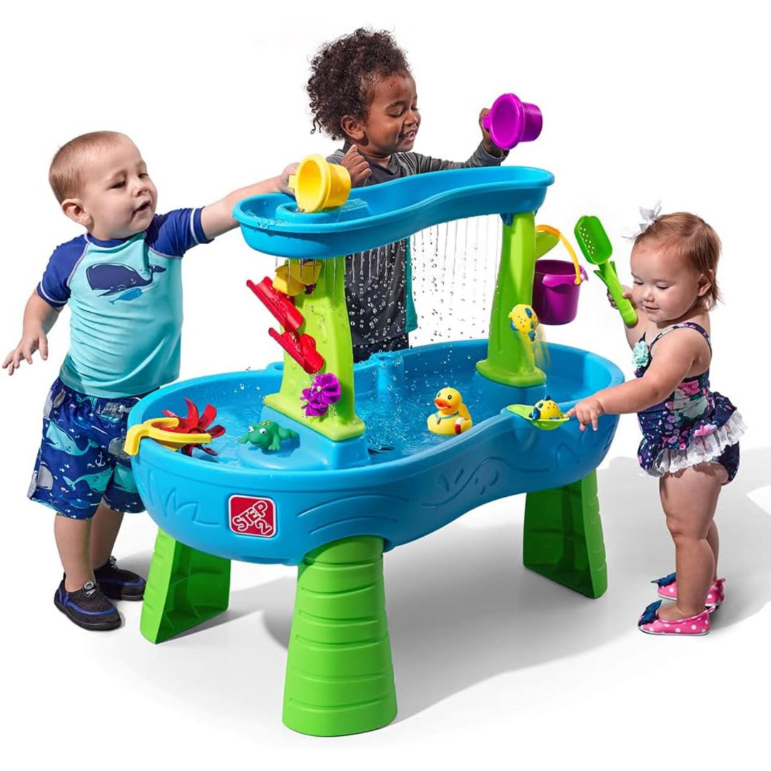 Step2 Rain Showers Splash Pond Toddler Outdoor Water Table Step2