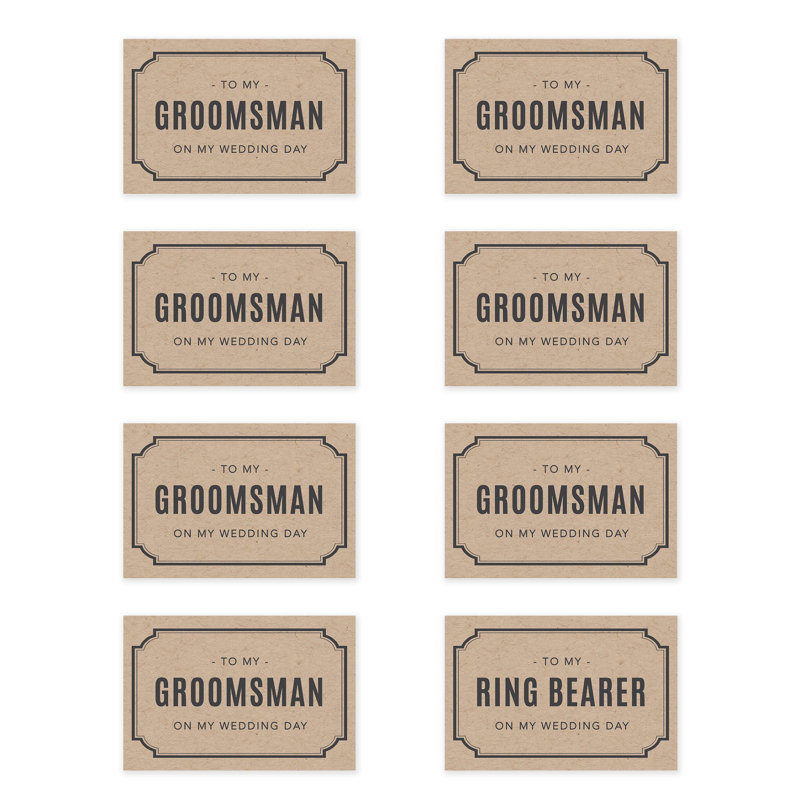 Carte-cadeau de garçons d'honneur