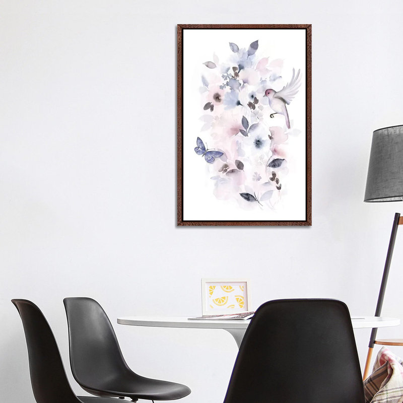 Inner Guidance I by Stephanie Ryan - Painting on Canvas, 101.6cm H x 66.04cm W x 3.81cm D, Classic Brown Wood Floater Framed
