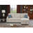 82" Width Sectional With Storage Chaise And Cupholder Armrest-263513429