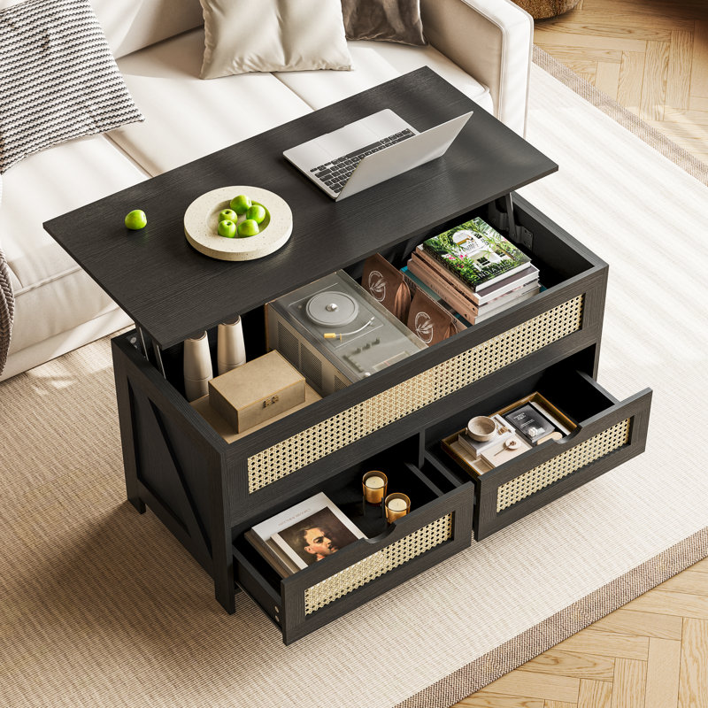 Torron Nesting Coffee Table, Black