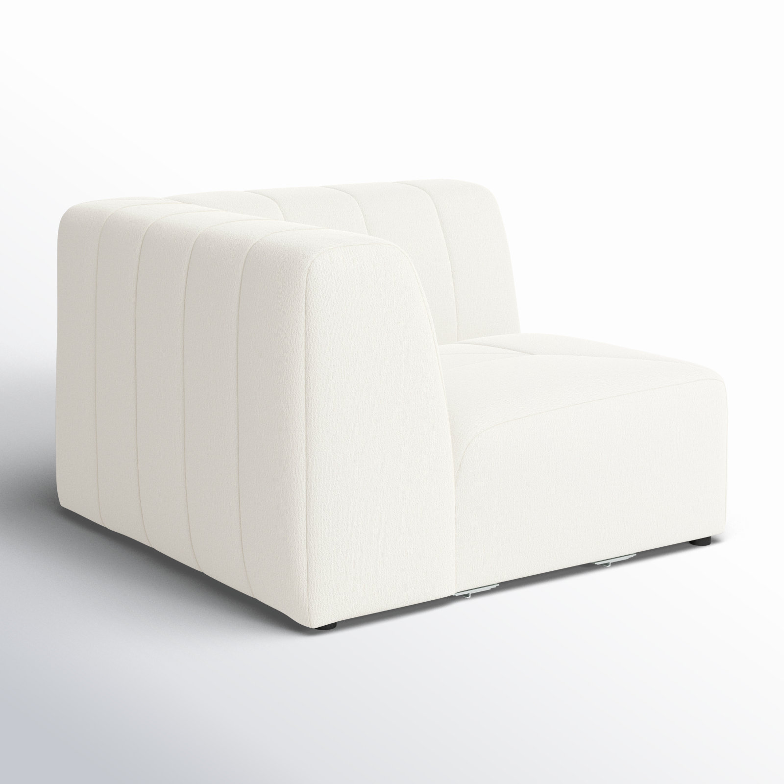 Bowry Corner Accent Chair, Fayette Cloud