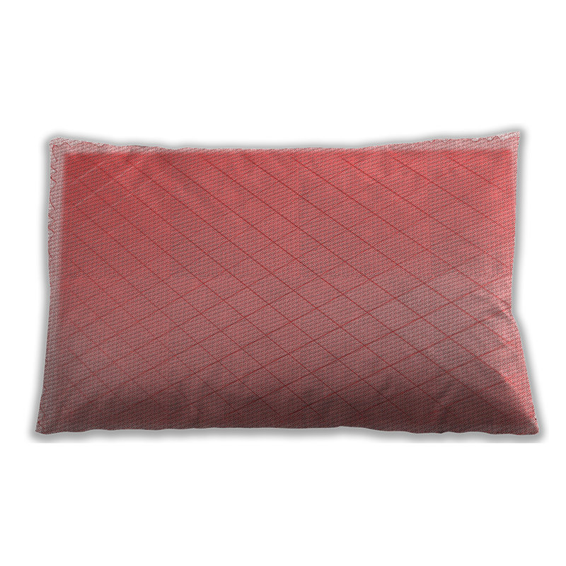 Coussin à motifs 525, Synthétique, Rouge
