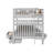 Tena Solid Wood Standard Bunk Beds Full over Full with 4 Step Ladder and 2 Under-Bed Drawers, Gray-864569201-917303153