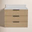 Ensemble de meuble-lavabo mural simple 30 po Mitchell-1136470369-1136470371-1214903910