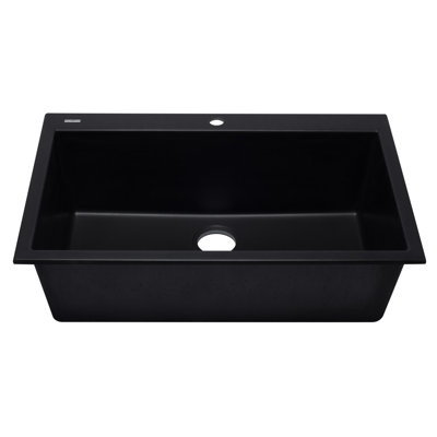 33'' L Single Bowl Granite Kitchen Sink