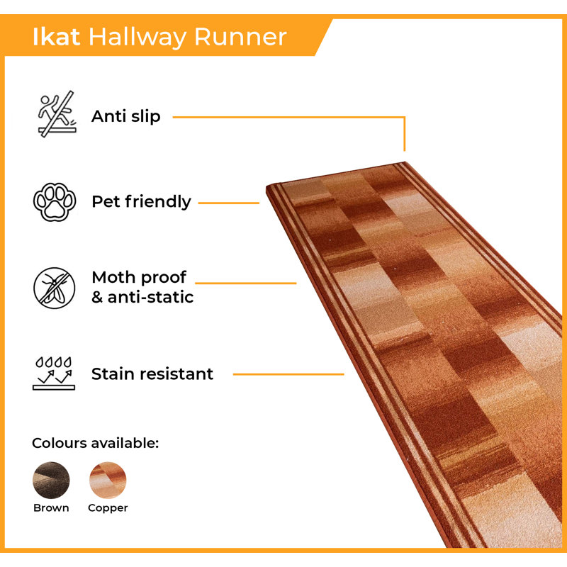 Runner Almeida Abstract Indoor Area Rug, Runner 100 x 300cm