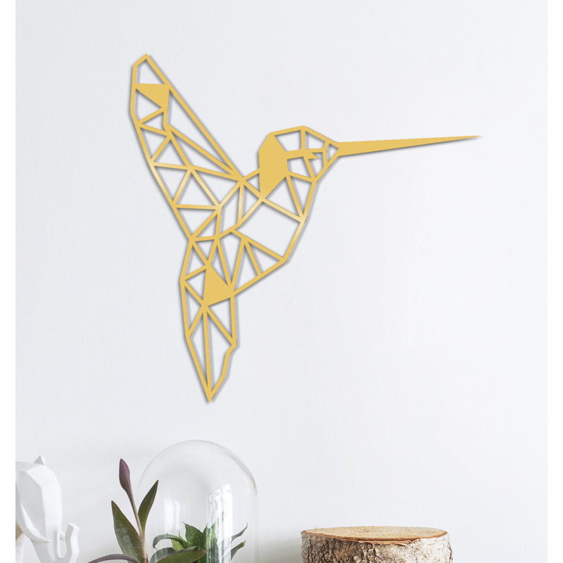 Wall Decor on Metal, Gold