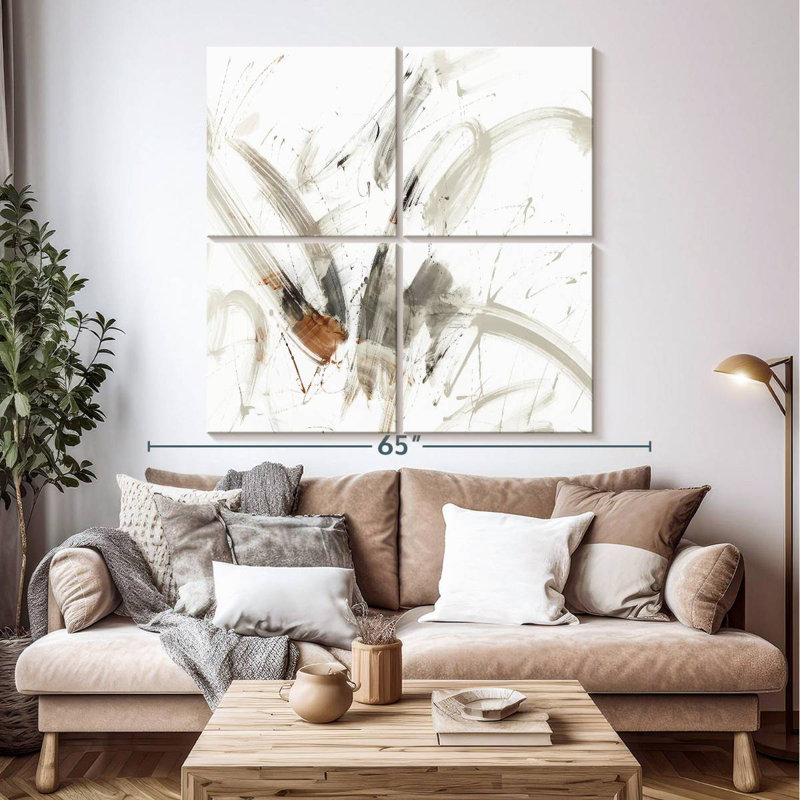 The Space Between Us I, 50" H x 50" W