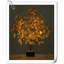 Arbre artificiel pour la décoration de table, bouleau de 2 pi avec lumières DEL, lampe pour arbre de fée blanc chaud pour la maison, centre alimenté par pile, minuterie