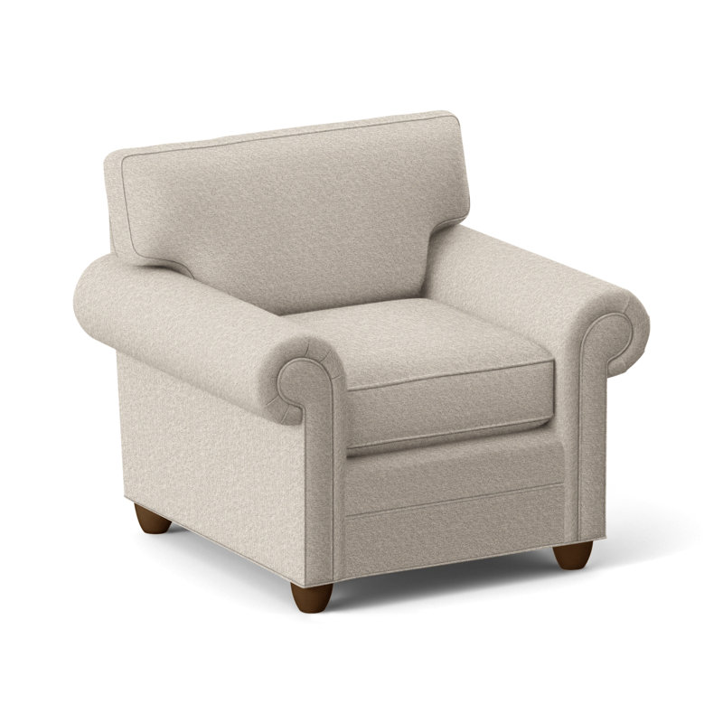 Main Street Cotton Armchair, Nadia Steam, Havana
