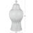 Edija Ceramic Rounded Hourglass Decorative Jars With Lid And Ball Knob-99674701