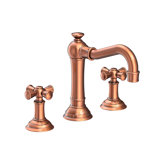 Jacobean Widespread Bathroom Faucet with Drain Assembly
