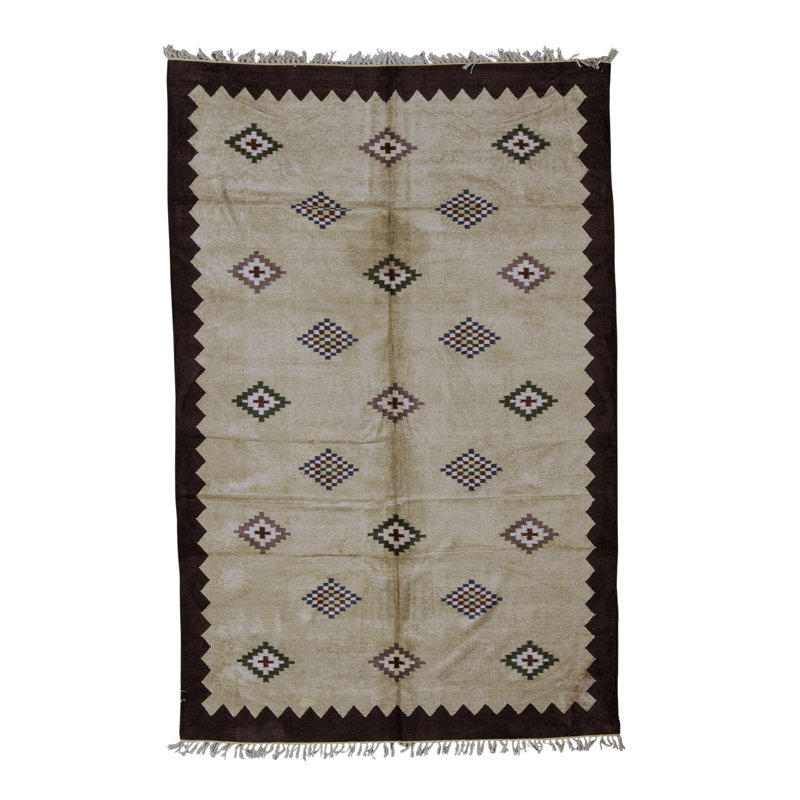 Cotton Oriental Area Rug