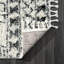 Tapis ivoire / noir Alejandrina-838600882