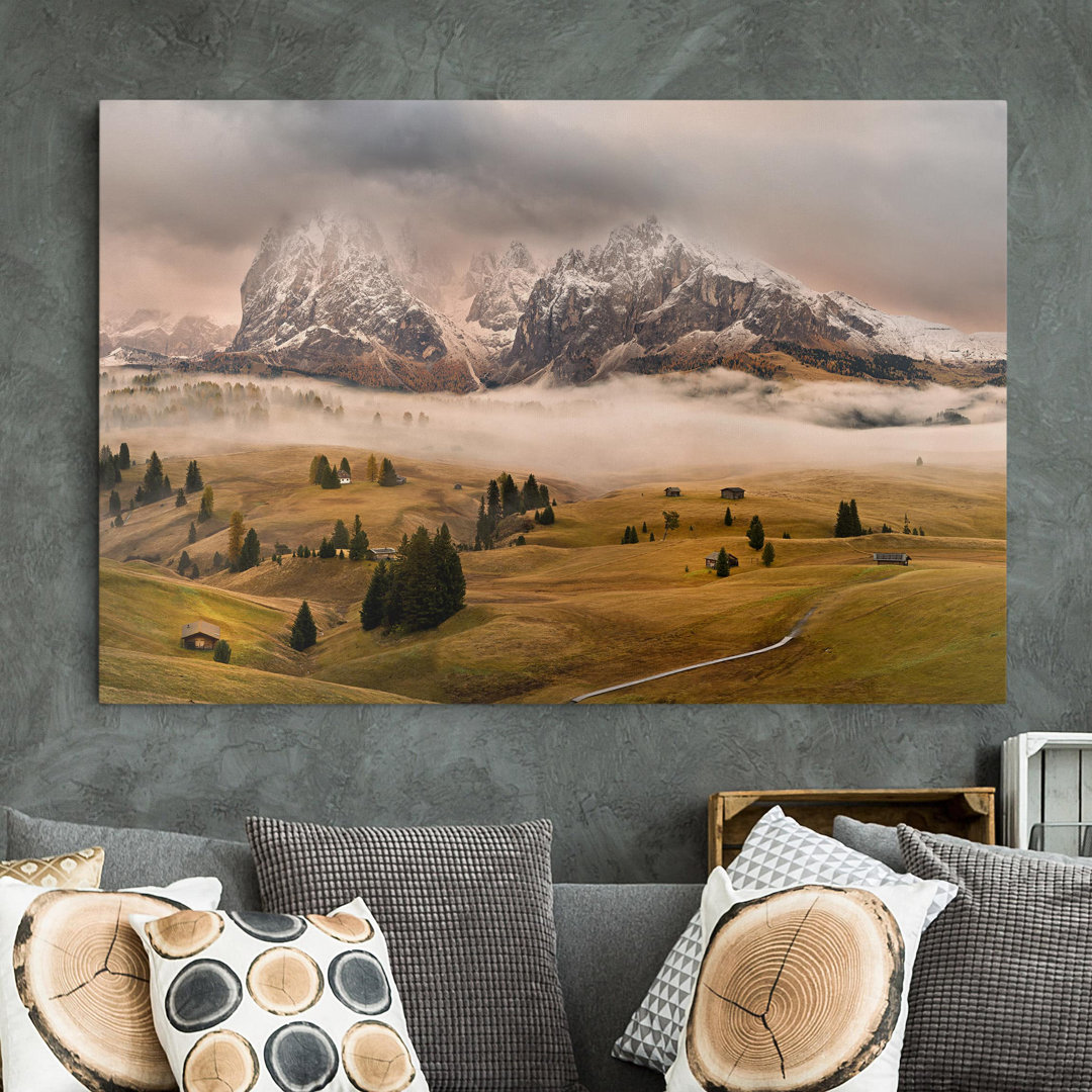 Leinwandbild Dolomiten Mythen