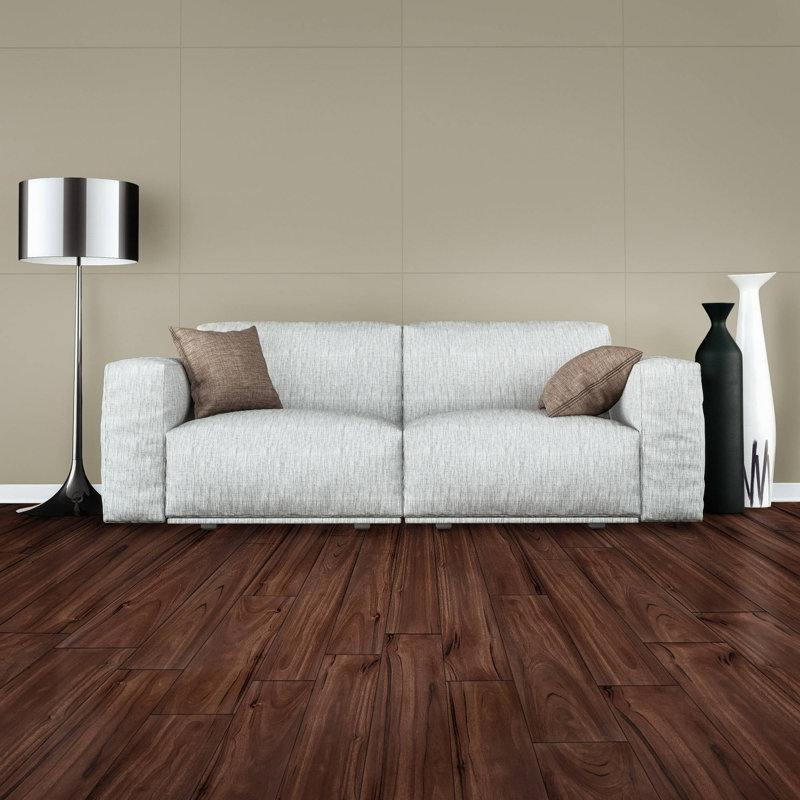 Planche de vinyle de luxe Simple Elegance Platino 6 po x 36 po x 1,2 mm, Hickory