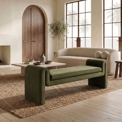 Banc en velours Deshai