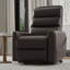 Fauteuil relevable en similicuir brun foncé Bentley-2046171268