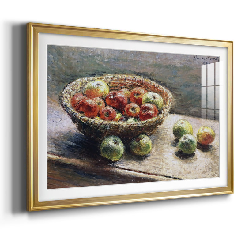 La plaque avec des pommes, 1880, Or, H 19 po x l 27 po x P 1,5 po