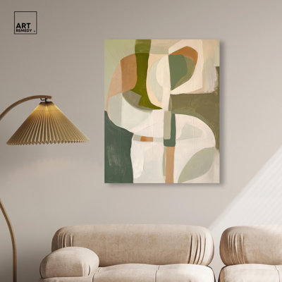 «Soft Reverberations I Canvas Midcentury Abstracts» par Art Remedy