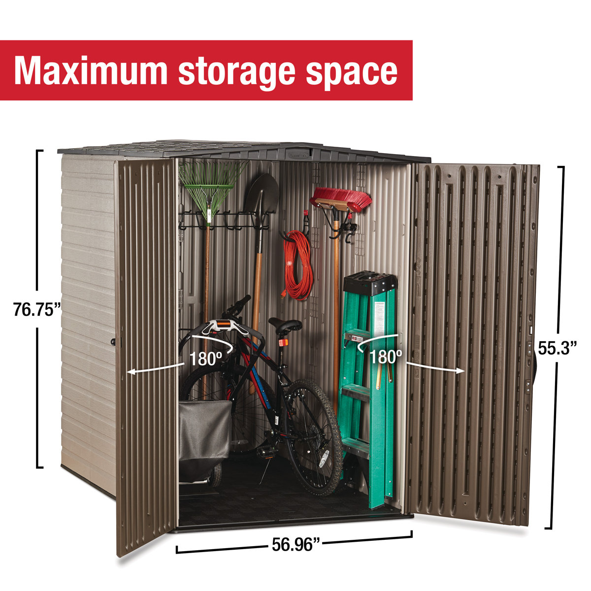Rubbermaid Big Max 5 ft. x 6 ft. Vertical Shed
