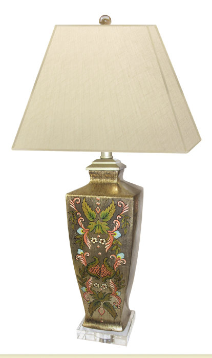 Metalic Table Lamp