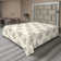 Drap plat à motif floral bohème Ambesonne