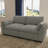 Wide Short Plush 2-Seat Sofa With Removable Cushions And Detachable Cover-37039979