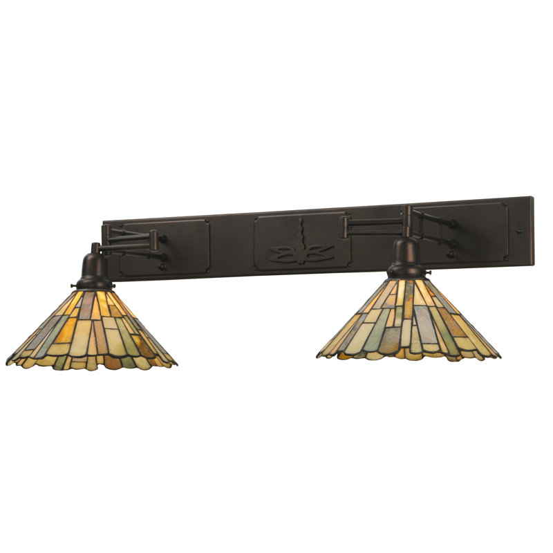 Greenbriar Oak 2 - Light Outdoor Armed Sconce