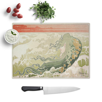 The Wave by Henri Privat-Livemont Chopping Board
