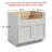 Ready-to-Assemble Kitchen Sink Base Cabinet-125877364-125877365
