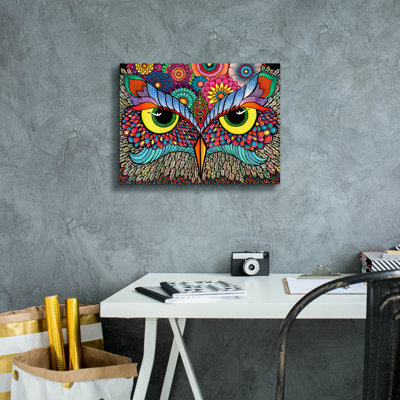 Toile «Owl Face» par Hello Angel