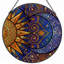 Vitrail 12 "H Sun Moon-905253231