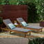 Chaise longue avec coussins Muir Sun-2077926118