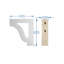 Tablettes 2 po / corbeaux l-48800596