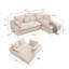 Canapé modulaire Compression Chenille
