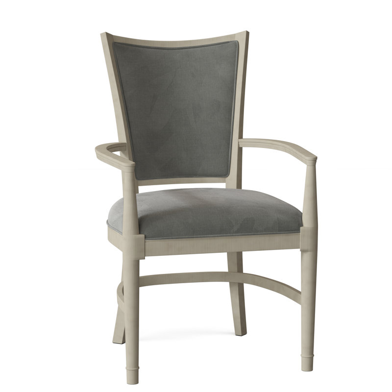 Chaise avec accoudoirs rembourrée Garland, Étain 9953, Amande chamois