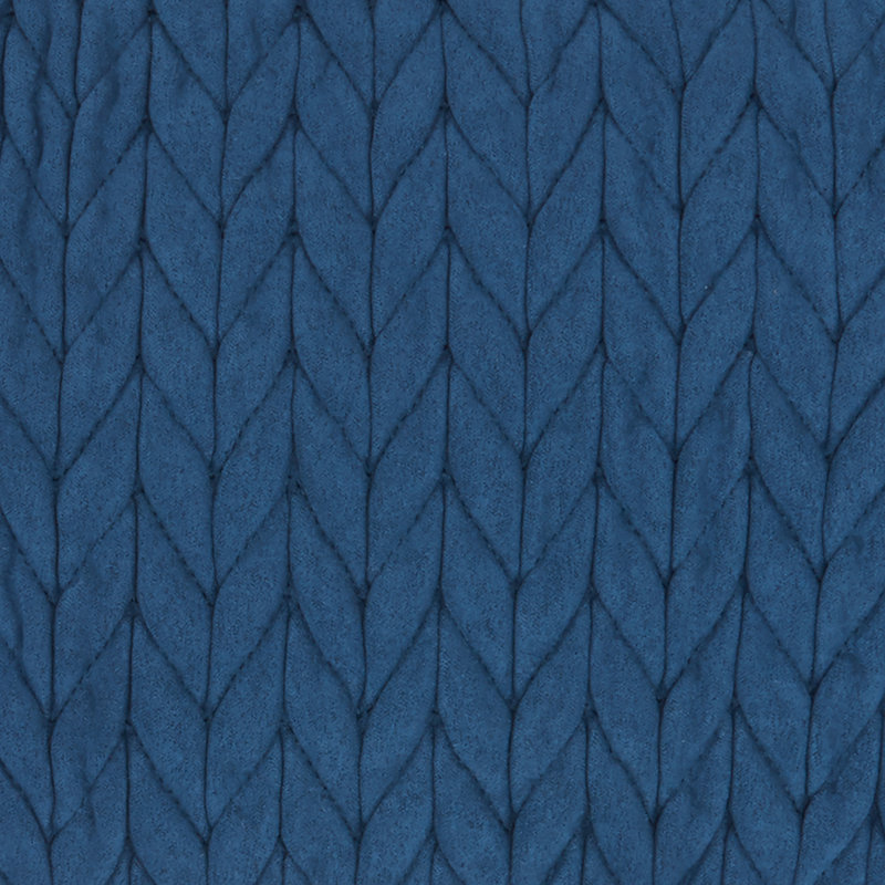 Groman Square Pillow Cover & Insert, 14"x 20", Royal Blue