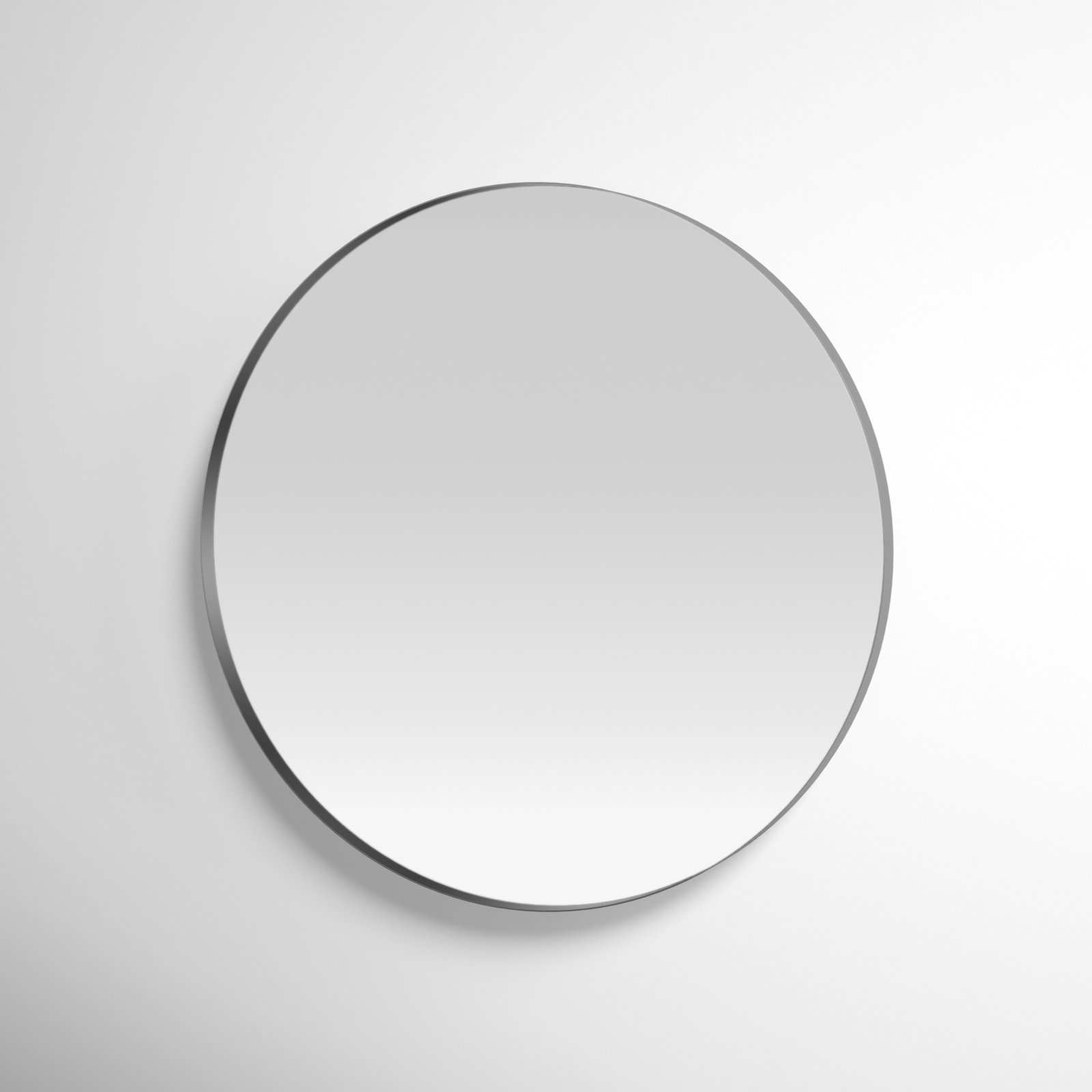 Lansing 36" Stainless Steel Mirror, Brushed Silver