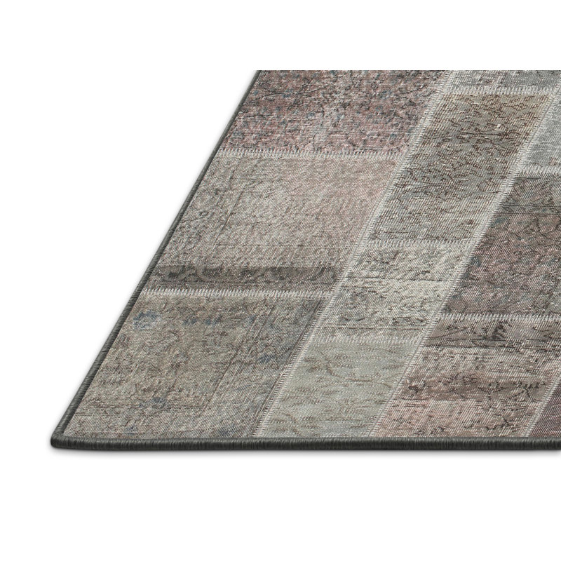 Statler Patchwork Indoor Rug, Rectangle 8' x 12'