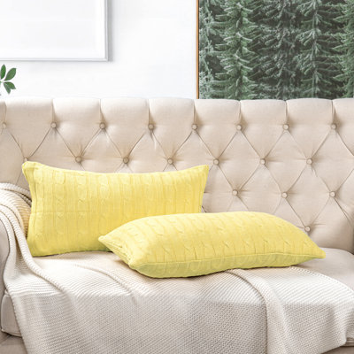 Rectangular Lumbar Cushion Cover