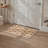 Diamondia Geometric Machine Washable Beige / Brown Indoor Area Rug with Non-Slip Backing-174883329